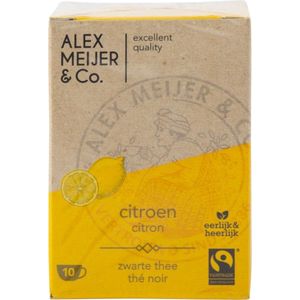 Alex Meijer - Citroen Thee FT - 6 pakken x 10 stuks x 1,5 gram