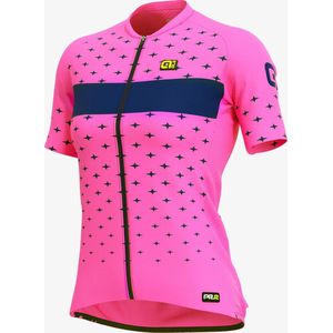 Ale Dames Fietsshirt Korte Mouwen Graphics PRR Stars - Roos - L - Valt klein