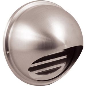 RVS buitenrooster bol model Ø  100mm