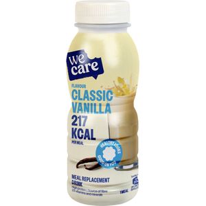 4x WeCare Meal Replacement Drink Classic Vanilla 236 ml