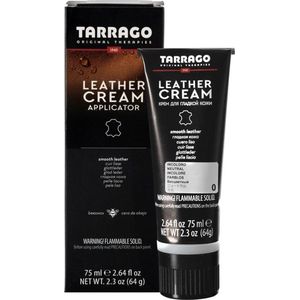 Tarrago leather cream tube + sponsje - 000 Kleurloos - 75ml