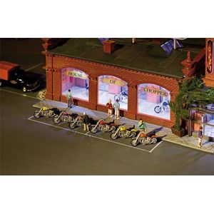 Faller - 6 Motorfietsen - modelbouwsets, hobbybouwspeelgoed voor kinderen, modelverf en accessoires