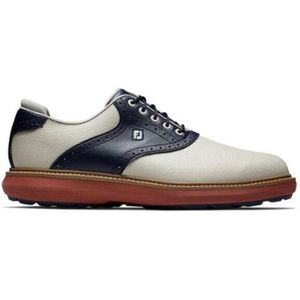 Golfschoenen Footjoy Traditions Beige Navy Heren