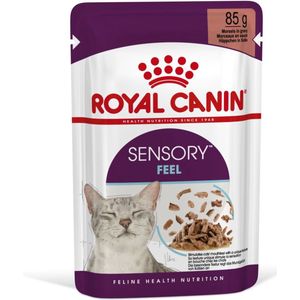 Royal Canin Sensory Multipack Feel - In Gravy - Kattenvoer - 12x85 g