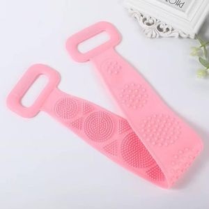 CHPN - Rugscrubber - Scrubber - Lichaam-Scrubben - Lichaamsborstel - Srubben - Dode huidcellen - Schone huid - Douche - Bad - Roze - Speciaal voor je ruig te scrubben - Rubber