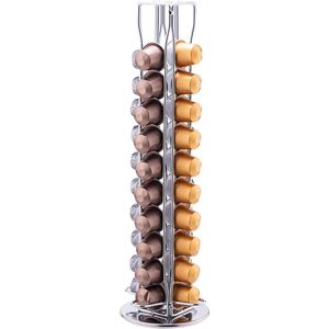 Nespresso capsulehouder - 40 cups - koffiecups houder - Chrome