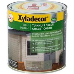 Xyladecor Tuinhuis Color - Houtbeits - Nevelgrijs - Mat - 2,5L