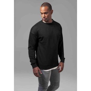 Urban Classics - Basic Crew Sweater/trui - XS - Zwart