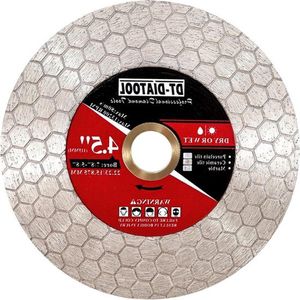 Tegel snijschijf 4.5 Inch Arbor Haakse Slijper - Porselein Keramische Marmeren Snijden
