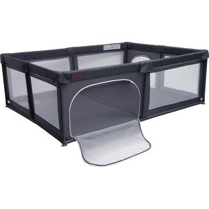 Cabino Grondbox - Baby Box - Grondbox baby - Speelbox - Kinderbox -150 x 200 x 68 cm - Grijs