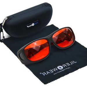 Veiligheidsbescherming professionele 180 nm-540 nm laserveiligheidsbril met OD6+ rating voor 405 nm 445 nm 532 nm laser - lila blauw groen - 450 nm