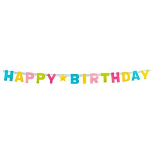 Boland - Letterslinger 'Happy Birthday' - Geen thema - Verjaardag