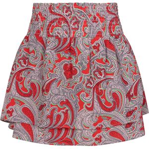 Meisjes rok paisley - Soft rood