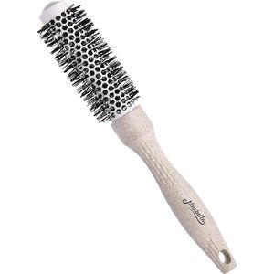 Organische Ronde Haarborstel voor Dames - 25mm Föhn- en Krulborstel voor Nat, Droog of Krullend Haar