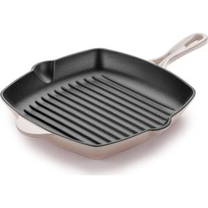 Rosmarino Grillpan - Grillpannen - Gietijzeren Grillpan 27 cm - Grillpan inductie - Rose