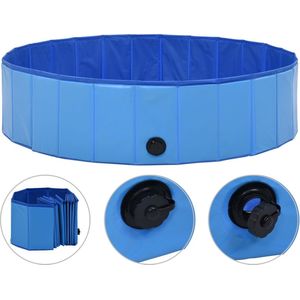 vidaXL-Hondenzwembad-inklapbaar-120x30-cm-PVC-blauw