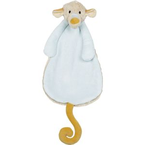 Happy Horse Hond Daiki Knuffeldoekje - Beige/Blauw - Baby cadeau