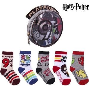 Harry Potter, 5 delig, sokken, cadeau, giftset, baby, kinderen, maat 15-16