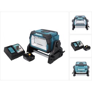 Makita DML 809 RG1 Draadloze LED bouwspot 18 V 10000 lm + 1x oplaadbare accu 6.0 Ah + lader