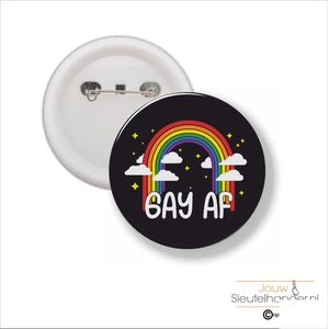 Button Met Speld 58 MM - GAY AF