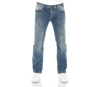LTB Heren Jeans Broeken Roden bootcut Fit Blauw 33W / 32L Volwassenen Denim Jeansbroek