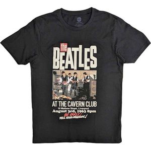 The Beatles - Cavern Heren T-shirt - L - Zwart