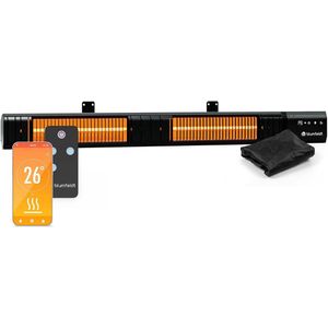 Infraroodverwarming 3000 W met Wifi Bediening - Waterdicht IP65, 9 Warmtestanden voor Balkon en Terras