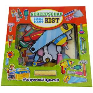 Gereedschapskist - Inclusief legpuzzels - Gereedschap - 17 stuks - Puzzelen - Spelen