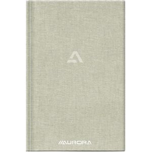 Aurora Linnen notebook Pak van 8 ex gelijnd 192 pagina's