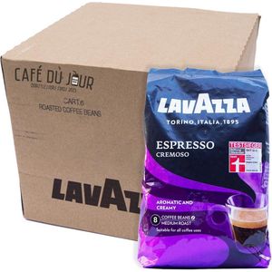 Lavazza Espresso Cremoso Koffiebonen - 6 x 1 kg