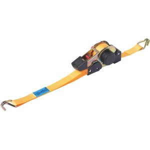 TOOLCRAFT TO-8689779 Zelfoprollende spanband Trekkracht (lc) vastbinden (enkel/direct): 320 daN (l x b) 3.5 m x 25 mm K