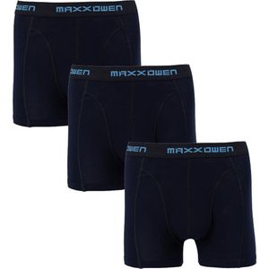 Bamboo Boxershort- Bamboo Onderbroeken - Maxx Owen - Super zacht - Antibacterieel - Perfect draagcomfort - 95% Bamboo - 3 stuks - Marine - XXL