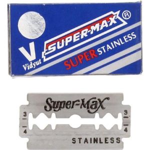 Super-Max ""Double Edge"" Scheermesjes 3 pakjes a 10 stuks !!