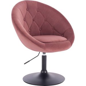 Rootz Velvet Draaifauteuil - Bureaustoel - Verstelbare stoel - Ergonomisch ontwerp - Duurzaam fluweel - Ruimtebesparend - Eenvoudige montage - 81cm-93cm x 46cm x 44cm