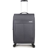 Decent D-Upright Medium Koffer - 66 cm Expandable - TSA slot - Grijs