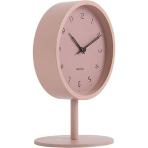 Karlsson Tafelklok Stark - Roze - Ø15cm - Modern