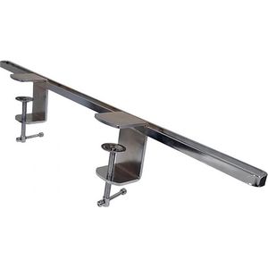 Totally Tiffany - Hang & Hold Bar - Hangrail, te bevestigen aan tafel of bureau - voor bakjes-mandjes van Totally Tiffany - bijv tool- of fleshouder  rond - toolzak vierkant  - voorraadbak