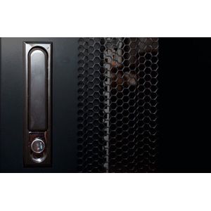DSIT 12U mini serverkast / serverbehuizing met geperforeerde deur 600x800x720mm (BxDxH) - 19 inch