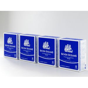 SEVEN OCEANS - THE ORIGINAL Noodpakket 4 Dozen - Noodvoeding | Survival Voeding [4 x 500g] + extra vitaminen I Energierijke outdoor noodrantsoenen I Prepper en Survival voeding | 2500 Calorieën | Extreem lang houdbare noodvoorraad voor in crisis