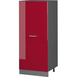 Vicco R-Line Keuken Hoge kast – 60 cm Bordeauxrode hoogglans