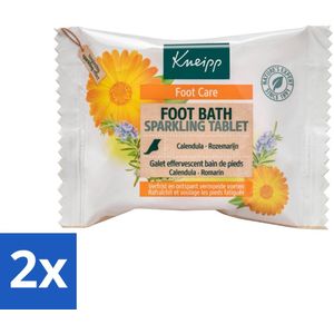 Kneipp - Voetbadbruistablet - Single-Use - Verzachtende Voetverzorging - 80 g - Voordeelverpakking - 2 stuks