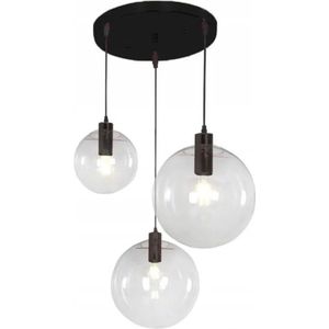 TooLight APP309-3C Hanglamp - E27 - 3 Lichtpunten - Zwart