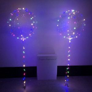 Verlichte LED ballon - 60 cm - Inclusief ballon pomp