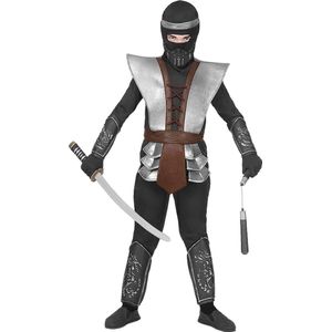 WIDMANN - Ninja master kostuum voor kinderen - 128 (5-7 jaar)
