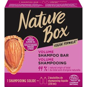 Nature Box - Shampoo Bar shampoo for hair in cube Almond Oil - 85ML