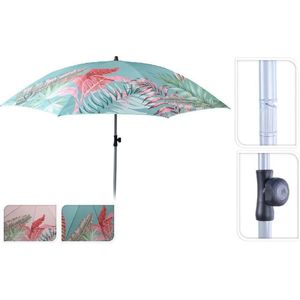 Strandparasol 200cm - 2 assorti kleur - Tropical