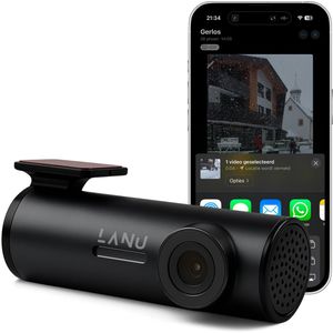 Dashcam PRO mini - 2K - WiFi App - Dashcam voor auto - Loop recording - Nachtzicht - Botsingdetectie - 64Gb SD-kaart