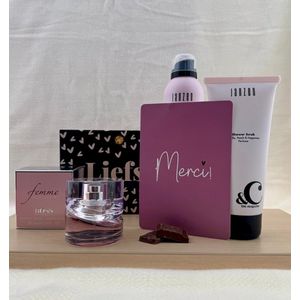 Bedankt •Verwencadeau Parfum •Hugo Boss Femme - Cadeau voor Mannen - Perfect Gifts