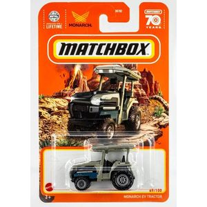 MATCHBOX MONARCH EV TRACTOR GREY C0859 1:64)