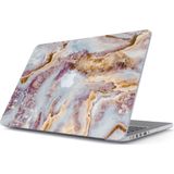Burga Hard Case geschikt voor Apple Macbook Air 13-inch (2020) - Frozen Leaves